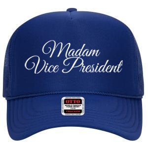 Madam Vice President Great Gift High Crown Mesh Back Trucker Hat