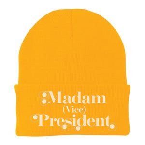 Madam Vice President Leadership Equality Politics Gift Knit Cap Winter Beanie