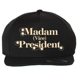 Madam Vice President Leadership Equality Politics Gift Wool Snapback Cap