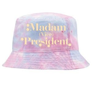 Madam Vice President Leadership Equality Politics Gift Tie-Dyed Bucket Hat