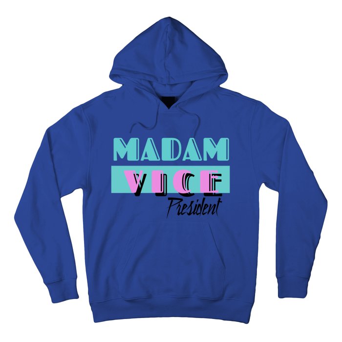 Madam Vice President Vintage 90s Gift Hoodie