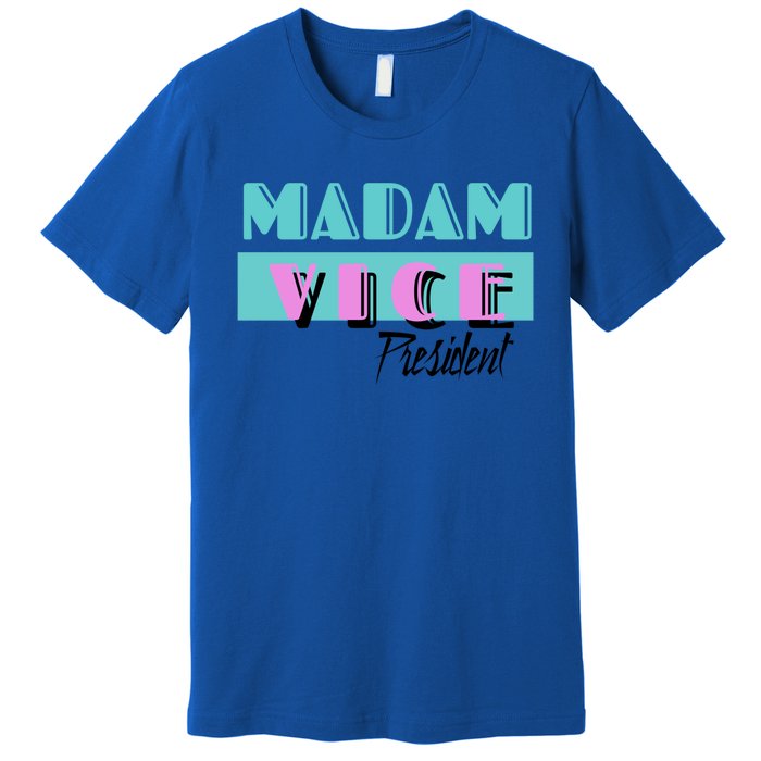 Madam Vice President Vintage 90s Gift Premium T-Shirt