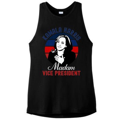 Madam Vice President Kamala Harris Ladies PosiCharge Tri-Blend Wicking Tank