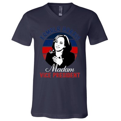 Madam Vice President Kamala Harris V-Neck T-Shirt