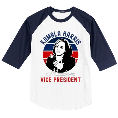 Madam Vice President Kamala Harris Baseball Sleeve Shirt