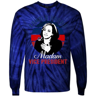 Madam Vice President Kamala Harris Tie-Dye Long Sleeve Shirt