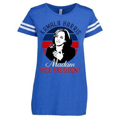 Madam Vice President Kamala Harris Enza Ladies Jersey Football T-Shirt