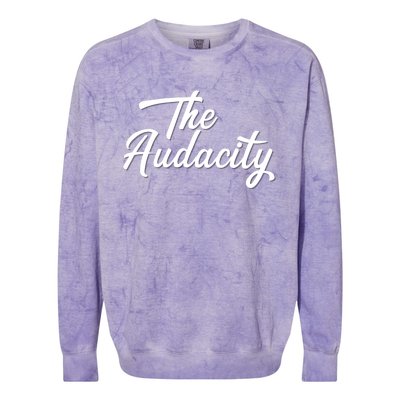 Madam Vice President The Audacity Kamala Gift Colorblast Crewneck Sweatshirt