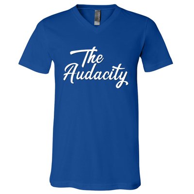 Madam Vice President The Audacity Kamala Gift V-Neck T-Shirt