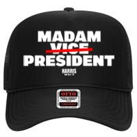 Madam Vice President Harris Walz High Crown Mesh Back Trucker Hat