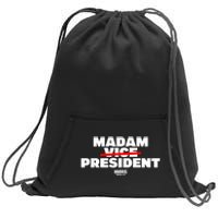 Madam Vice President Harris Walz Sweatshirt Cinch Pack Bag