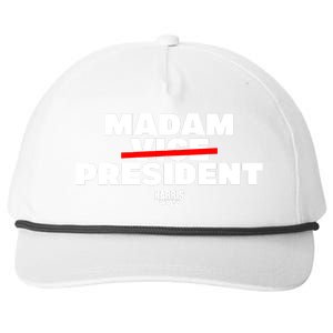 Madam Vice President Harris Walz Snapback Five-Panel Rope Hat