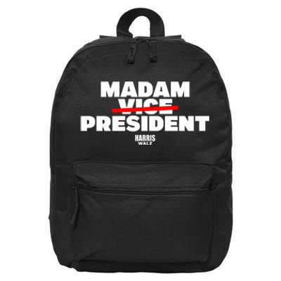 Madam Vice President Harris Walz 16 in Basic Backpack