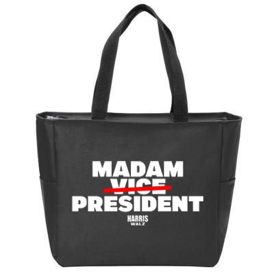 Madam Vice President Harris Walz Zip Tote Bag