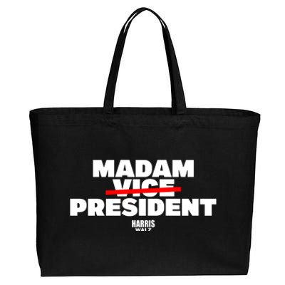 Madam Vice President Harris Walz Cotton Canvas Jumbo Tote