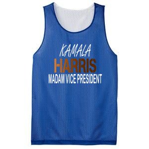 Madam Vice President Kamala Harris Shades Of Melanin Cool Gift Mesh Reversible Basketball Jersey Tank