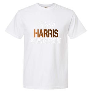 Madam Vice President Kamala Harris Shades Of Melanin Cool Gift Garment-Dyed Heavyweight T-Shirt