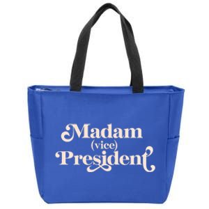 Madam Vice President Leadership Empowert Meaningful Gift Zip Tote Bag