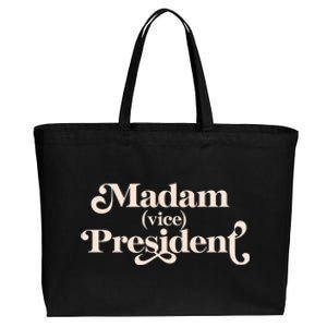 Madam Vice President Leadership Empowert Meaningful Gift Cotton Canvas Jumbo Tote