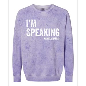 Mr Vice President IM Speaking 2020 Debate Kamala Harris Gift Colorblast Crewneck Sweatshirt