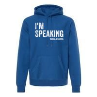 Mr Vice President IM Speaking 2020 Debate Kamala Harris Gift Premium Hoodie