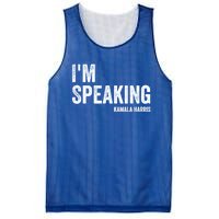 Mr Vice President IM Speaking 2020 Debate Kamala Harris Gift Mesh Reversible Basketball Jersey Tank