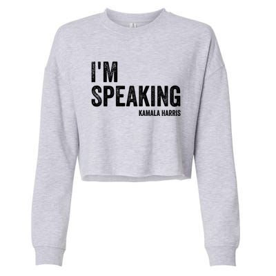 Mr Vice President IM Speaking 2020 Debate Kamala Harris Gift Cropped Pullover Crew