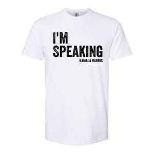 Mr Vice President IM Speaking 2020 Debate Kamala Harris Gift Softstyle CVC T-Shirt