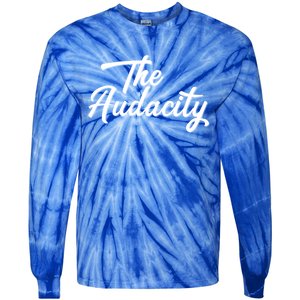 Madam Vice President The Audacity Kamala Funny Gift Tie-Dye Long Sleeve Shirt