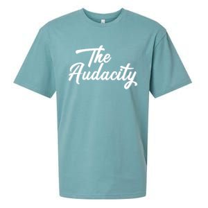 Madam Vice President The Audacity Kamala Funny Gift Sueded Cloud Jersey T-Shirt