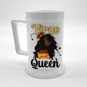 Melanin Virgo Queen Black Virgo Zodiac Sign Virgo Horoscope Gift Beer Stein