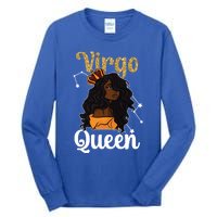 Melanin Virgo Queen Black Virgo Zodiac Sign Virgo Horoscope Meaningful Gift Tall Long Sleeve T-Shirt