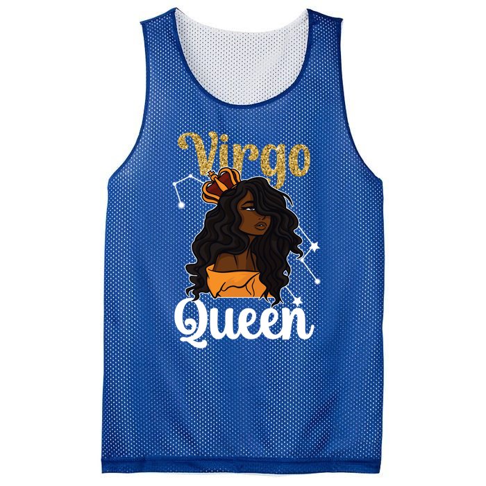 Melanin Virgo Queen Black Virgo Zodiac Sign Virgo Horoscope Meaningful Gift Mesh Reversible Basketball Jersey Tank