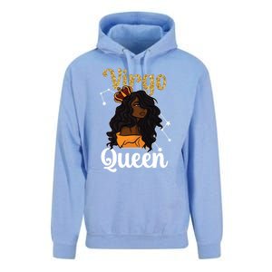 Melanin Virgo Queen Black Virgo Zodiac Sign Virgo Horoscope Meaningful Gift Unisex Surf Hoodie