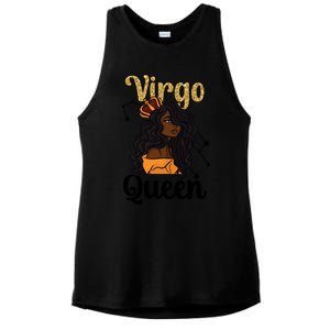 Melanin Virgo Queen Black Virgo Zodiac Sign Virgo Horoscope Meaningful Gift Ladies PosiCharge Tri-Blend Wicking Tank