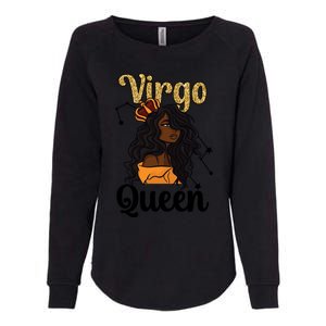 Melanin Virgo Queen Black Virgo Zodiac Sign Virgo Horoscope Meaningful Gift Womens California Wash Sweatshirt