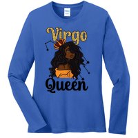 Melanin Virgo Queen Black Virgo Zodiac Sign Virgo Horoscope Meaningful Gift Ladies Long Sleeve Shirt