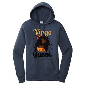 Melanin Virgo Queen Black Virgo Zodiac Sign Virgo Horoscope Meaningful Gift Women's Pullover Hoodie