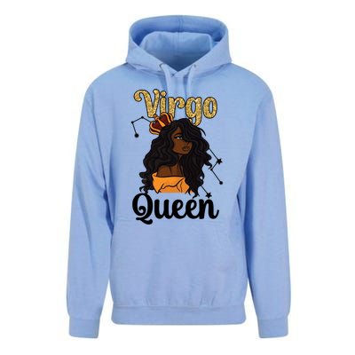 Melanin Virgo Queen Black Virgo Zodiac Sign Virgo Horoscope Meaningful Gift Unisex Surf Hoodie