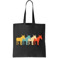 Mule Vintage Retro Donkey Horse Hybrid Lover 60s 70s Gift Tote Bag