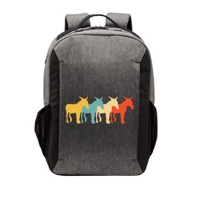 Mule Vintage Retro Donkey Horse Hybrid Lover 60s 70s Gift Vector Backpack