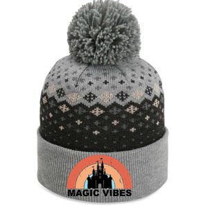 Magic Vibes Retro The Baniff Cuffed Pom Beanie