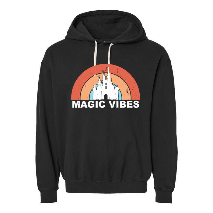 Magic Vibes Retro Garment-Dyed Fleece Hoodie