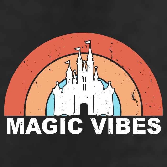 Magic Vibes Retro Garment-Dyed Fleece Hoodie