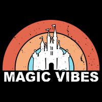 Magic Vibes Retro 7-Panel Snapback Hat