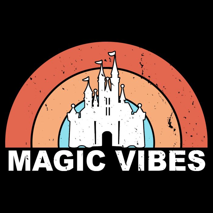 Magic Vibes Retro 7-Panel Snapback Hat