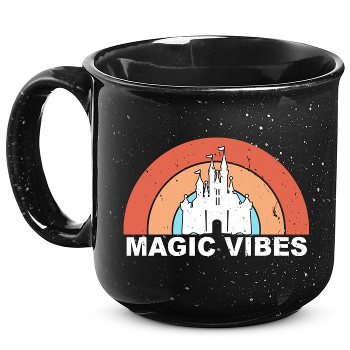 Magic Vibes Retro 15oz Campfire Ceramic Mug