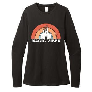 Magic Vibes Retro Womens CVC Long Sleeve Shirt