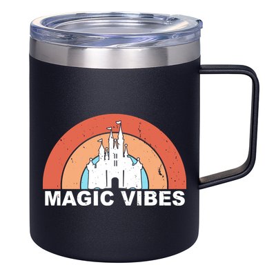 Magic Vibes Retro 12oz Stainless Steel Coffee Mug
