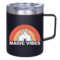 Magic Vibes Retro 12oz Stainless Steel Coffee Mug